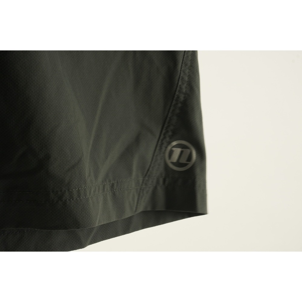 Novara Mens XL Gray Woven Nylon Ripstop Stretch Zip Pocket Biking Cycling Shorts - Picture 7 of 11
